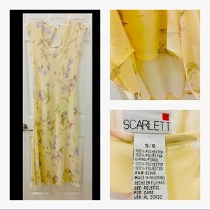 SCARLETT Long Floral Gown